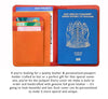 Leather Passport Holder Cover Case