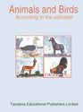 ANIMALS AND BIRDS ACCORDING TO THE ALPHABET